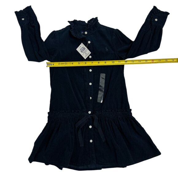 RALPH LAUREN Drop Waist Corduroy Dress, SIZE 3T - Picture 3 of 15